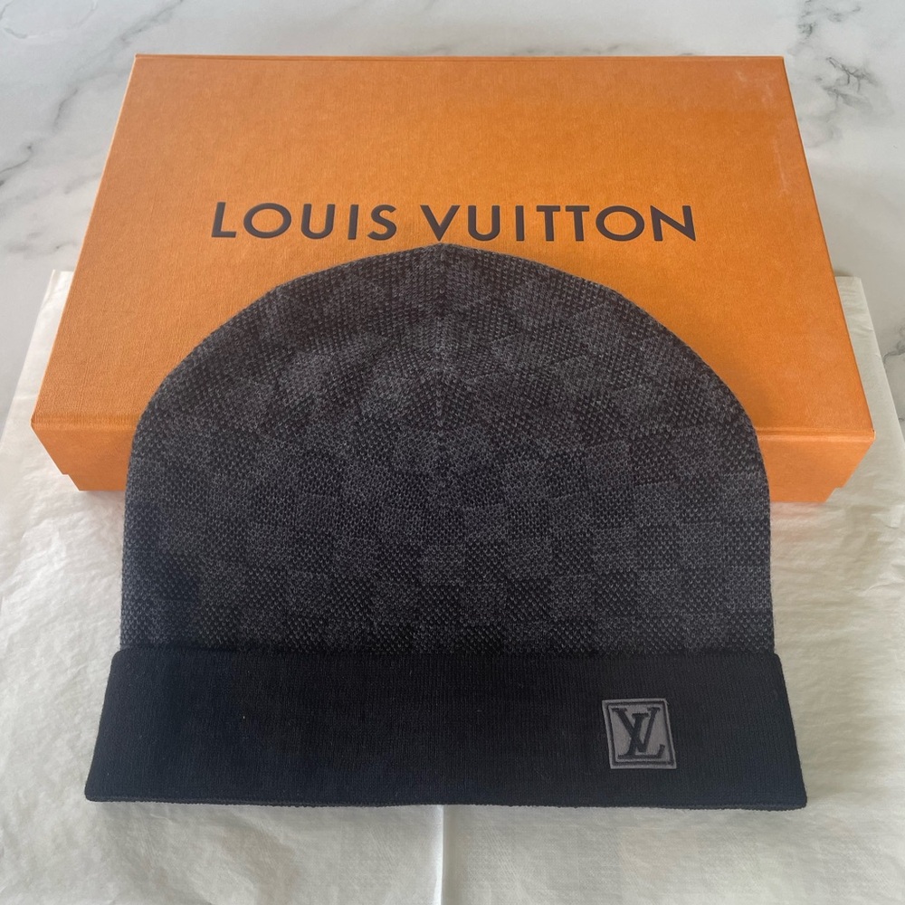 Louis Vuitton M70009 Damier Graphite Bonnet Petit Beanie